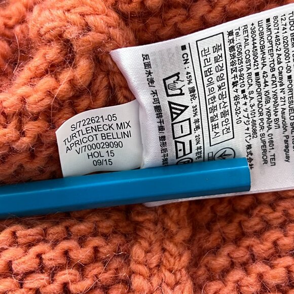 Banana Republic Women Cable Knit Chunky Sweater Italian Yarn Merino Wool Alpaca - Picture 6 of 8